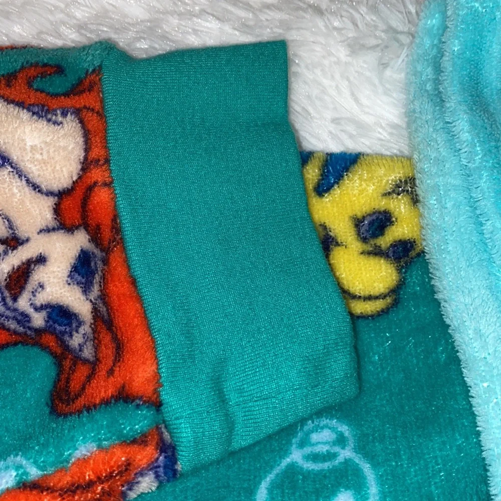 Disney Little Mermaid Fleece Pajama Set Size Large - Picture 10 of 11